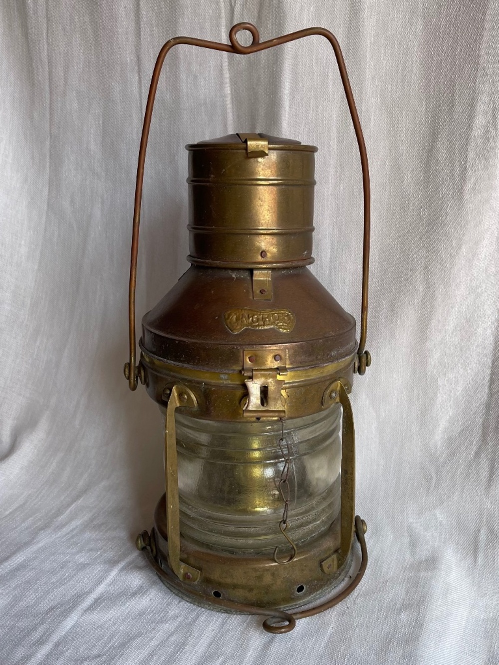 Vintage Brass Nautical Lantern - Brass Finish Home Art